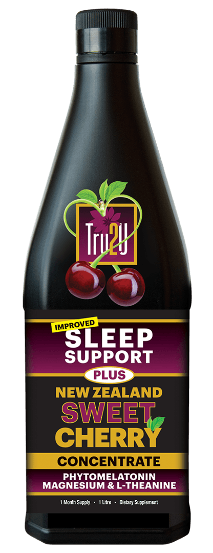 Tru2U Sleep Support Plus Sweet Cherry Juice Concentrate 1L - NZ Health Store